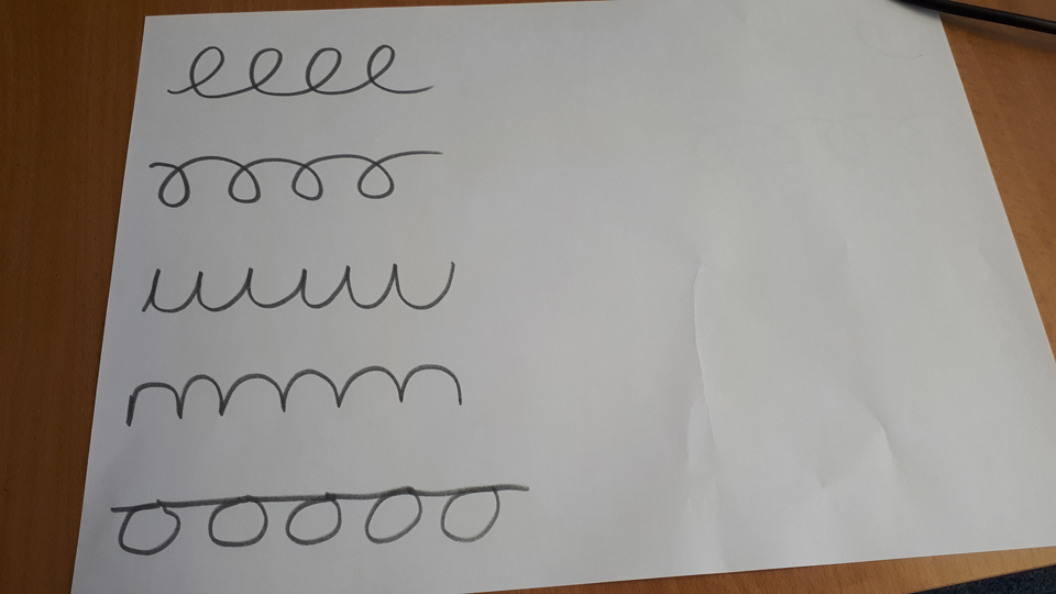 Handwriting Patterns - O