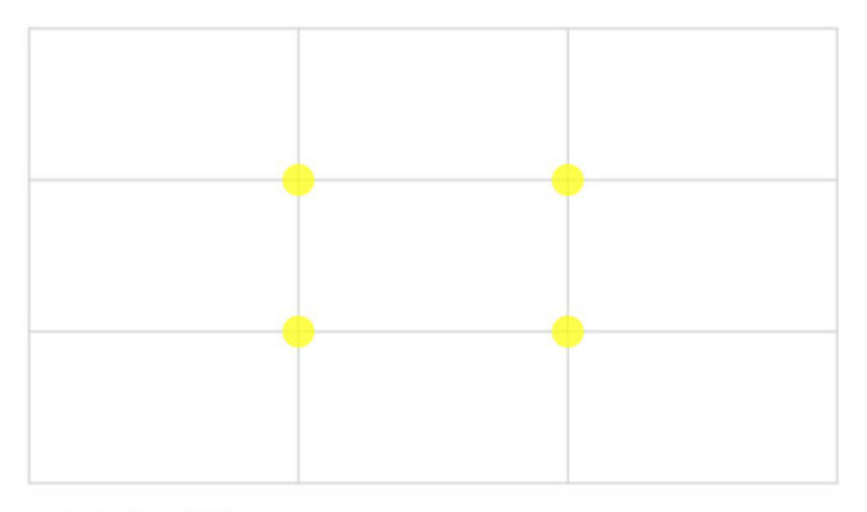 Photographic composition grid